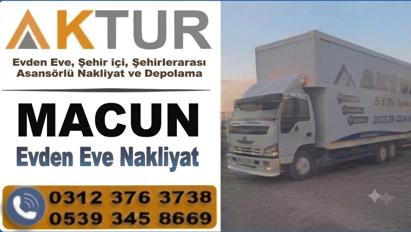 Macun Nakliyat Mamak Ev Taşıma Firması